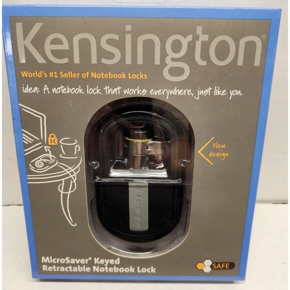 Kensington MicroSaver Keyed Retractable Notebook Lock World’s #1 Seller of Note - Picture 1 of 4